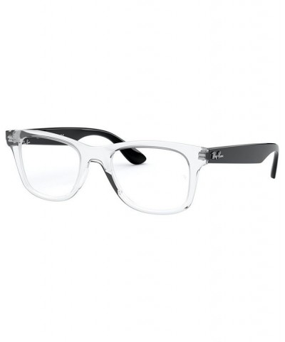 RX4640V Unisex Square Eyeglasses Transparent $44.82 Unisex