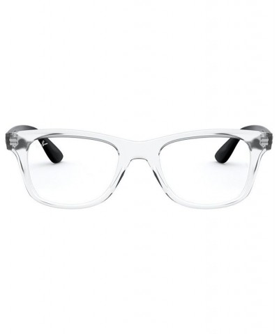 RX4640V Unisex Square Eyeglasses Transparent $44.82 Unisex