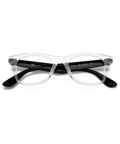 RX4640V Unisex Square Eyeglasses Transparent $44.82 Unisex