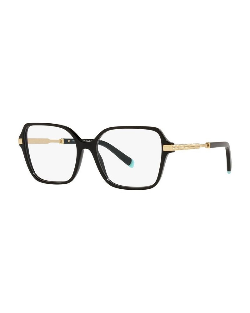 TF2222 Women's Square Eyeglasses Black $43.16 Womens