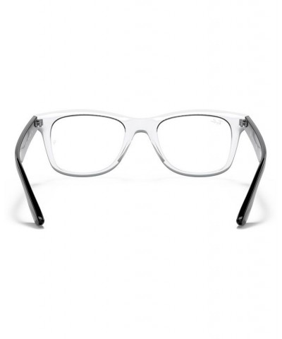 RX4640V Unisex Square Eyeglasses Transparent $44.82 Unisex