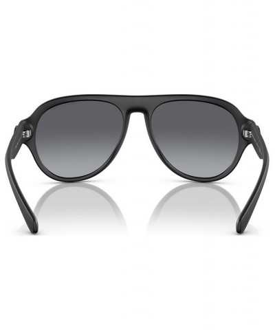 Men's Polarized Sunglasses AX4126SU58-YP Matte Black $29.58 Mens