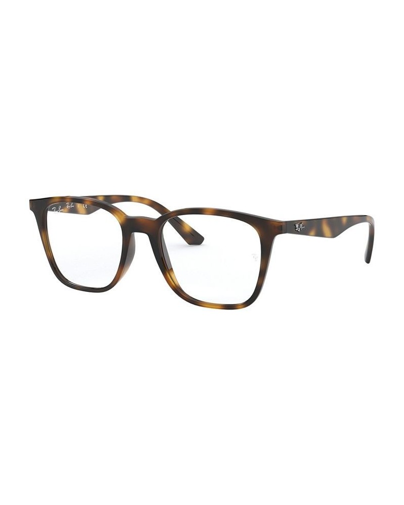 RX7177 Unisex Square Eyeglasses Havana $21.56 Unisex