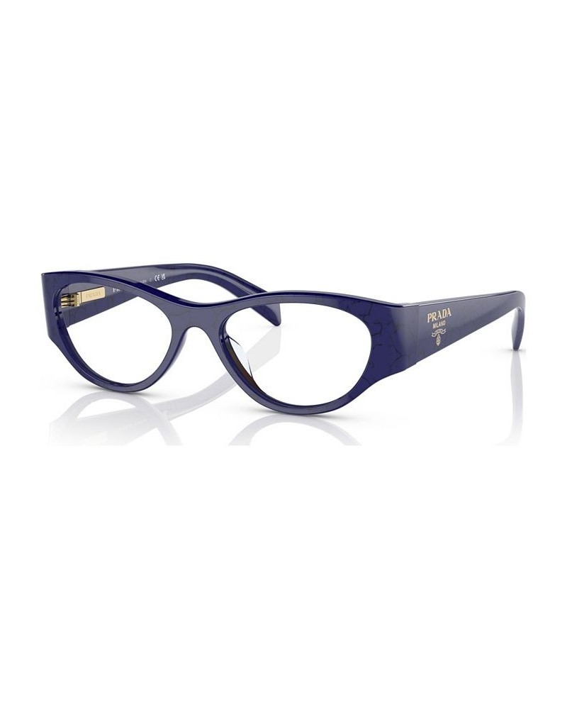 Women's Butterfly Eyeglasses PR 06ZV52-O Black $94.23 Womens