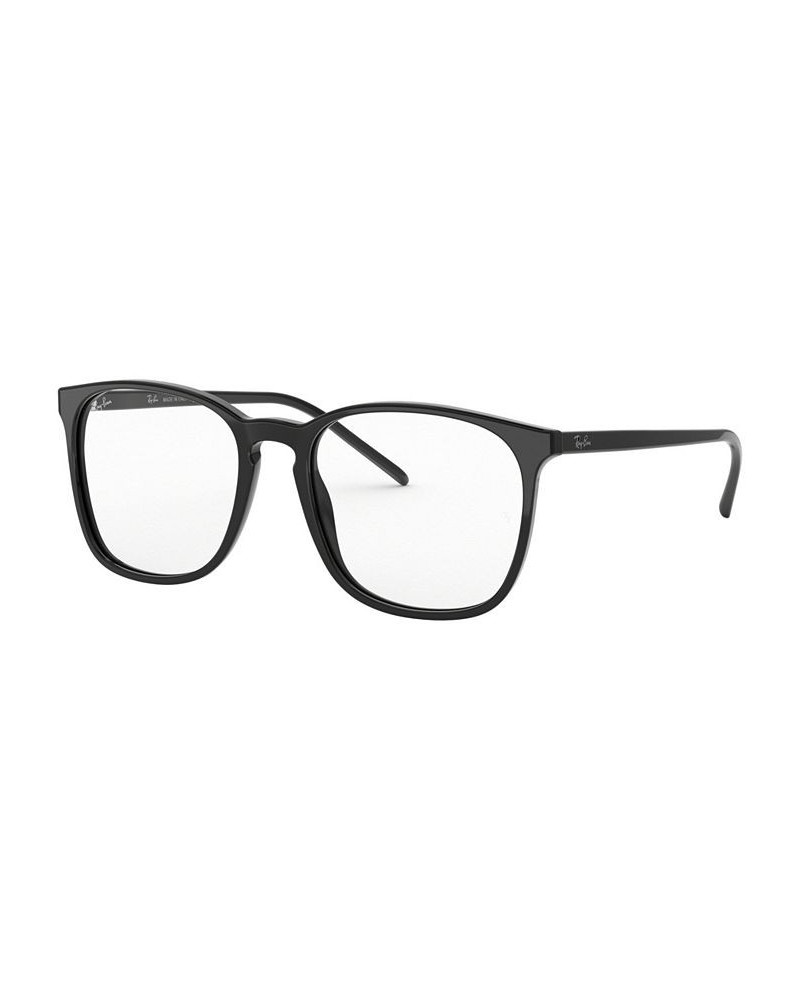 RB5387 Unisex Square Eyeglasses Black $16.94 Unisex