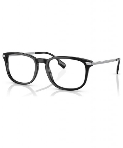Men's Rectangle Eyeglasses BE236956-O Black $38.09 Mens