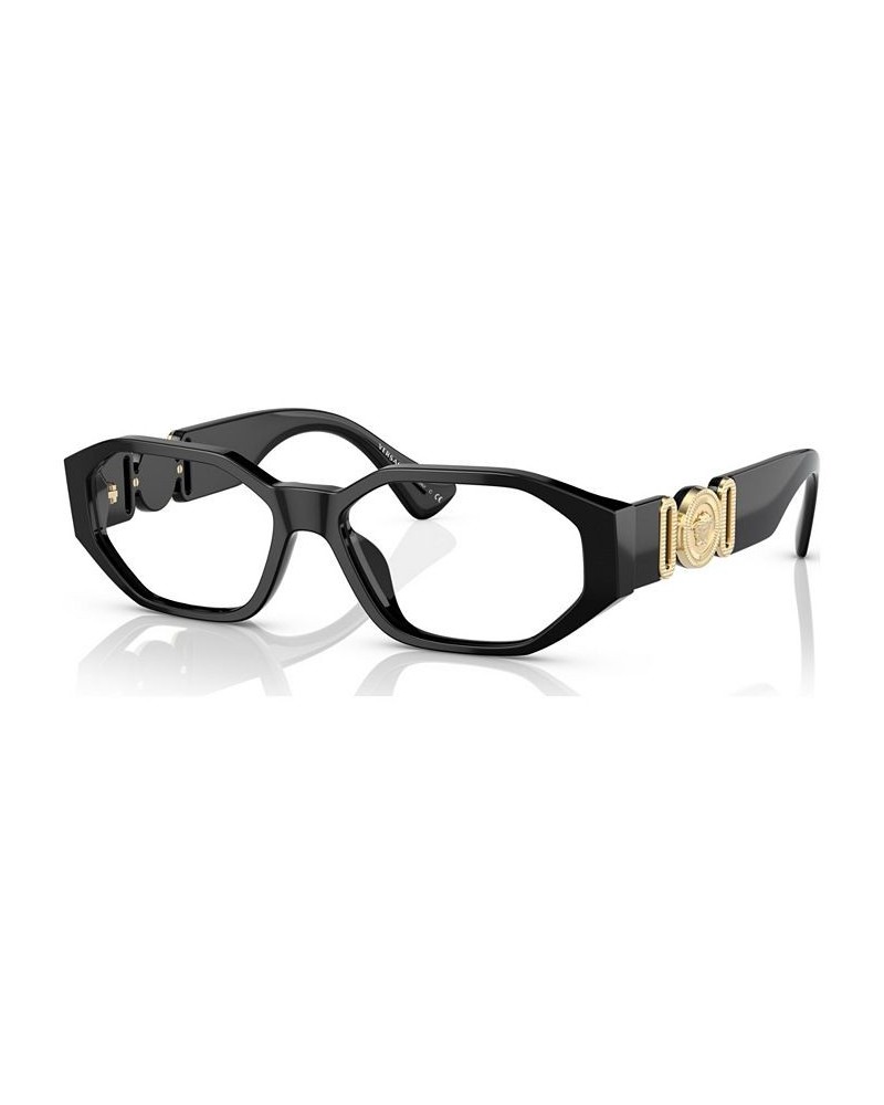 Men's Irregular Eyeglasses VE3320U Black $46.50 Mens