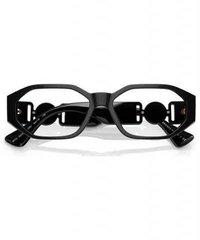 Men's Irregular Eyeglasses VE3320U Black $46.50 Mens