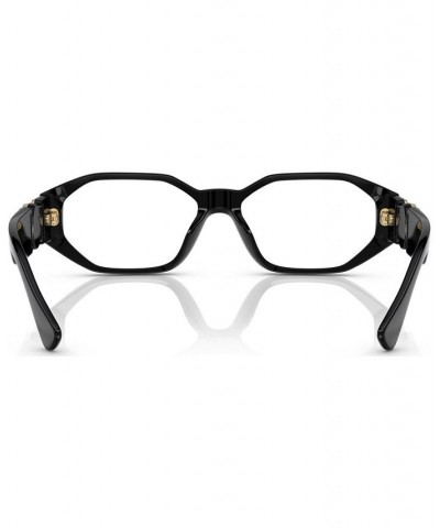 Men's Irregular Eyeglasses VE3320U Black $46.50 Mens