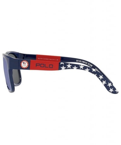 Men's Sunglasses PH4162 54 Shiny Navy Blue $23.10 Mens