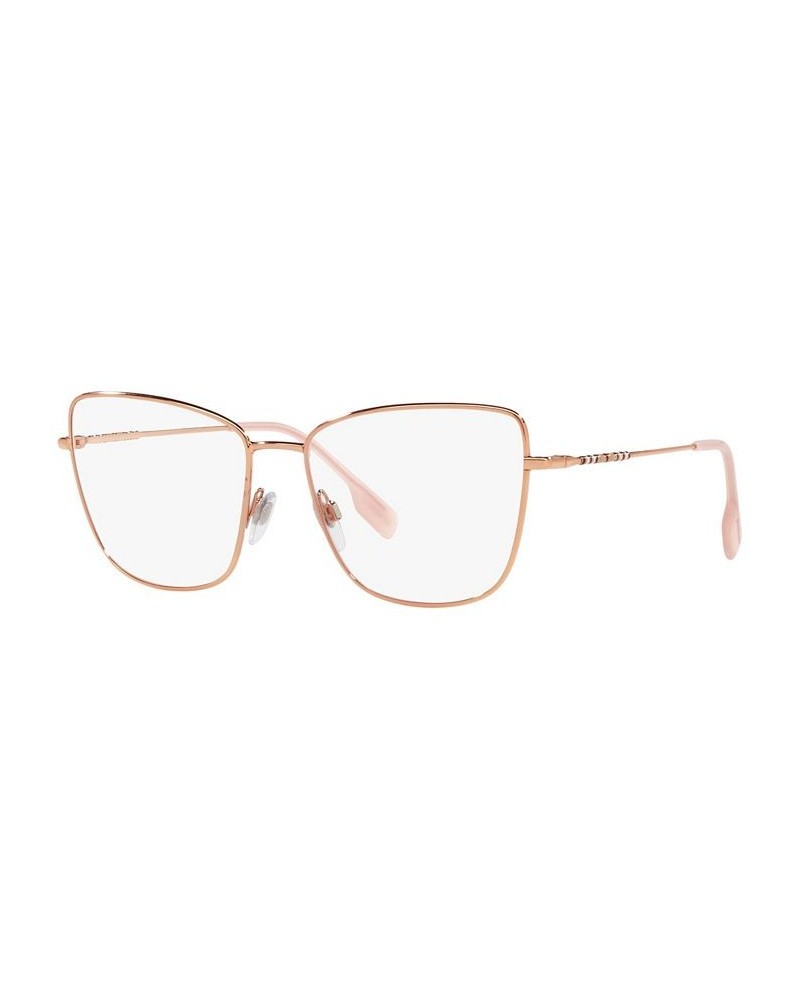 BE1367 BEA Women's Cat Eye Eyeglasses Rose Gold Tone $38.09 Womens