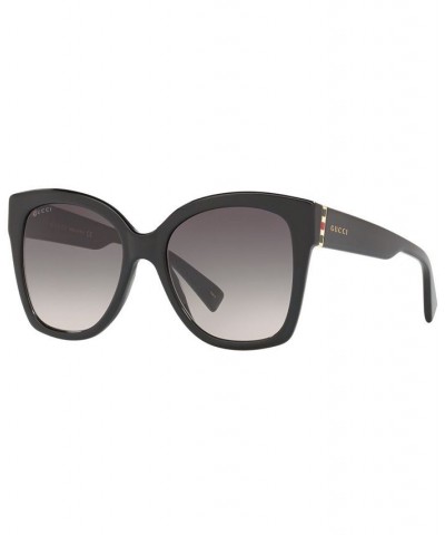 Sunglasses GG0459S 54 BLACK SHINY/GREY $73.95 Unisex