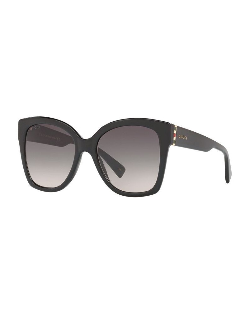 Sunglasses GG0459S 54 BLACK SHINY/GREY $73.95 Unisex