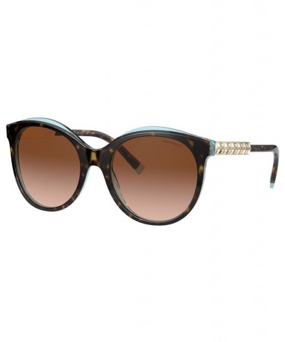 Sunglasses TF4175B 55 HAVANA ON CRYSTAL TIFFANY BLUE $24.60 Unisex