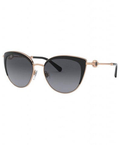 Bulgari Women's Polarized Sunglasses BV6133 PINK GOLD/BLACK/POLAR GREY GRADIENT $64.68 Womens