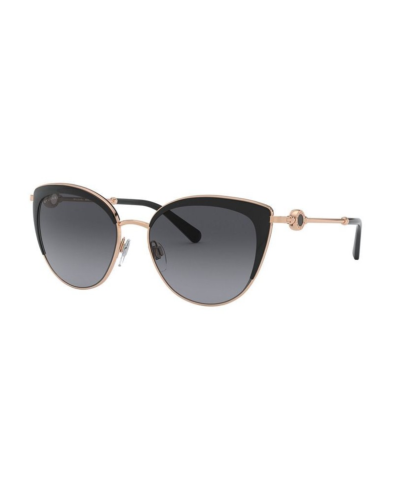 Bulgari Women's Polarized Sunglasses BV6133 PINK GOLD/BLACK/POLAR GREY GRADIENT $64.68 Womens