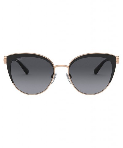 Bulgari Women's Polarized Sunglasses BV6133 PINK GOLD/BLACK/POLAR GREY GRADIENT $64.68 Womens