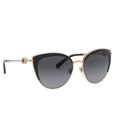 Bulgari Women's Polarized Sunglasses BV6133 PINK GOLD/BLACK/POLAR GREY GRADIENT $64.68 Womens