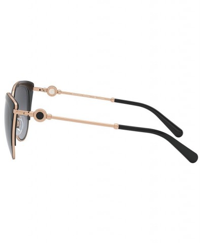 Bulgari Women's Polarized Sunglasses BV6133 PINK GOLD/BLACK/POLAR GREY GRADIENT $64.68 Womens