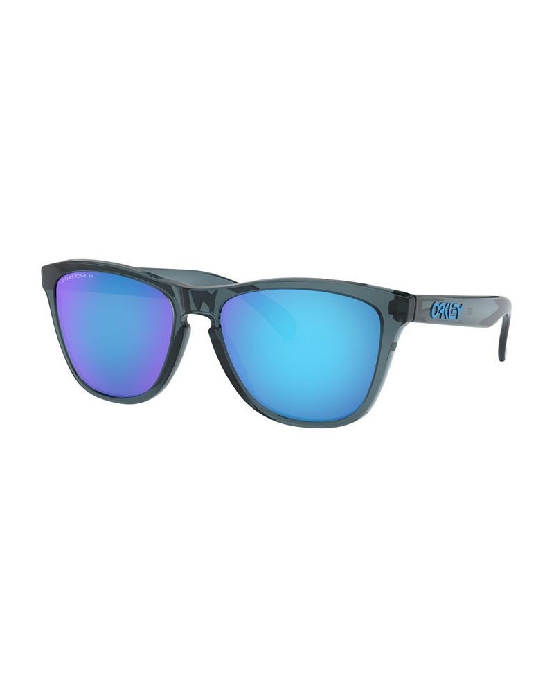 Frogskins Polarized Sunglasses OO9013 55 CRYSTAL BLACK/PRIZM SAPPHR IRIDIUM POLARIZED $34.80 Unisex