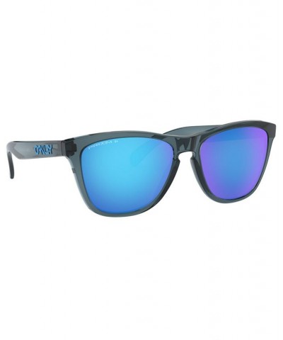 Frogskins Polarized Sunglasses OO9013 55 CRYSTAL BLACK/PRIZM SAPPHR IRIDIUM POLARIZED $34.80 Unisex