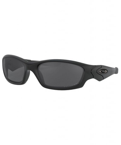 Straight Jac Polarized Sunglasses OO9039 61 MATTE BLACK $23.92 Unisex