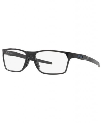 OX8032 Men's Rectangle Eyeglasses Satin Gray Smoke $39.36 Mens