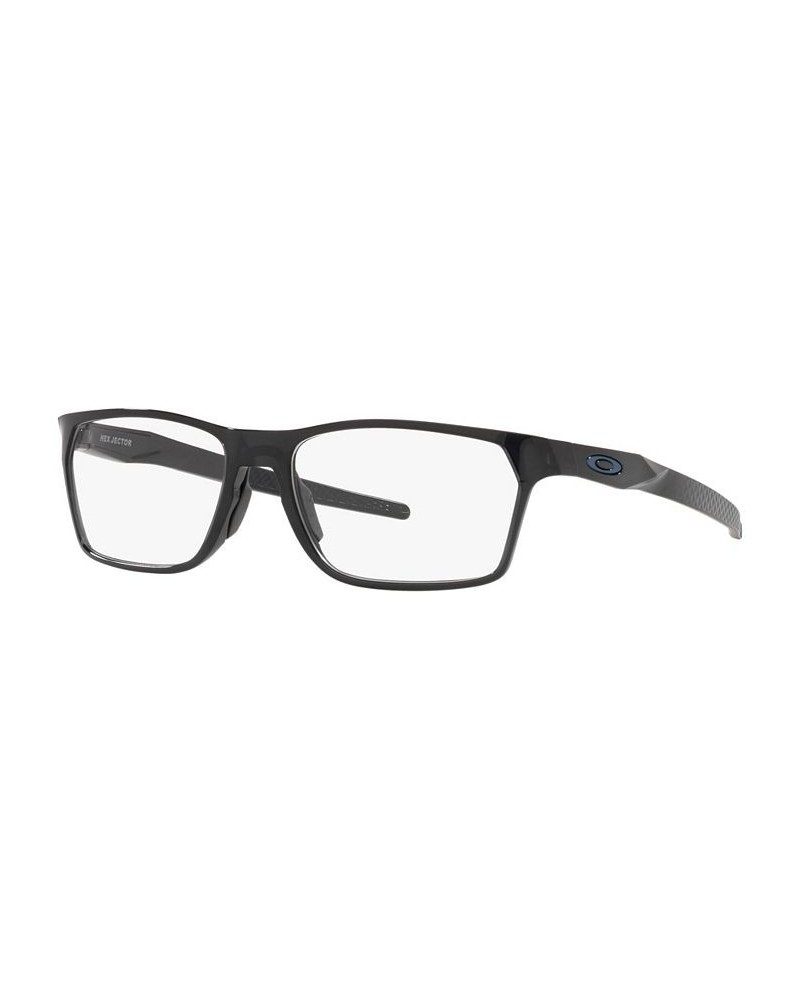 OX8032 Men's Rectangle Eyeglasses Satin Gray Smoke $39.36 Mens