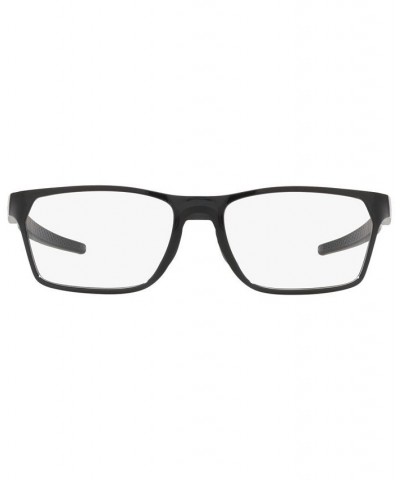 OX8032 Men's Rectangle Eyeglasses Satin Gray Smoke $39.36 Mens