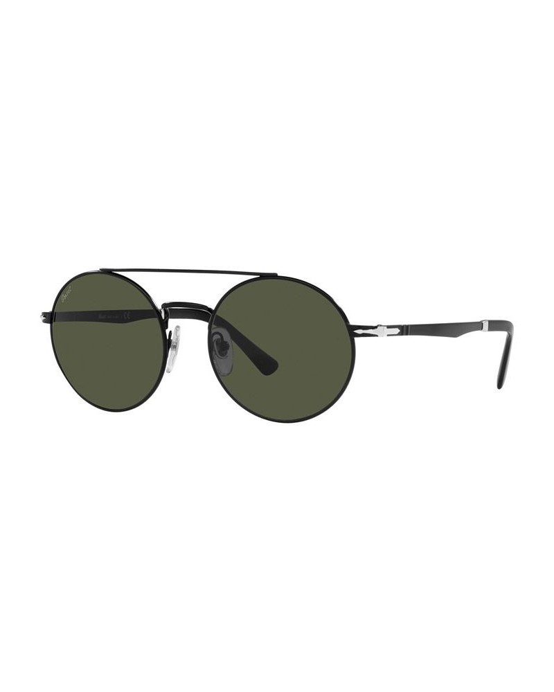 Unisex Sunglasses PO2496S 52 Black Demishiny $73.70 Unisex