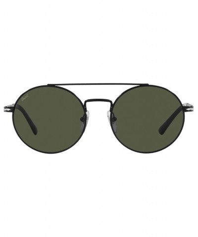 Unisex Sunglasses PO2496S 52 Black Demishiny $73.70 Unisex