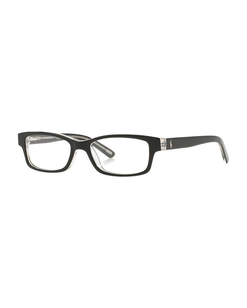 Polo Prep PP8518 Men's Rectangle Eyeglasses Dark Havan $23.46 Mens