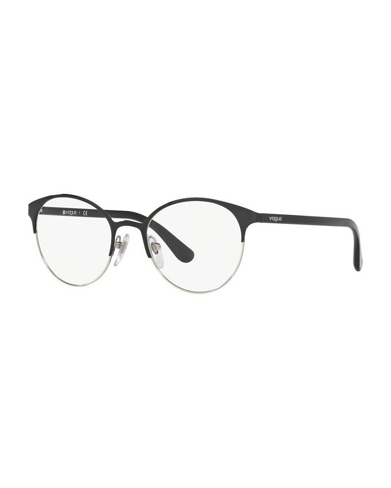 Vogue VO4011 Women's Phantos Eyeglasses Top Black $12.80 Womens