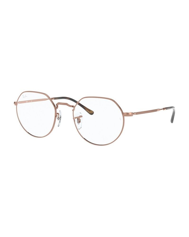 RB6465 Jack Unisex Irregular Eyeglasses Copper $17.90 Unisex