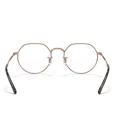 RB6465 Jack Unisex Irregular Eyeglasses Copper $17.90 Unisex