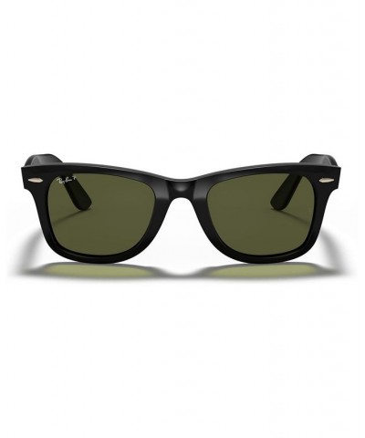 Polarized Sunglasses RB4340 WAYFARER EASE BLACK/GREEN POLAR $61.77 Unisex