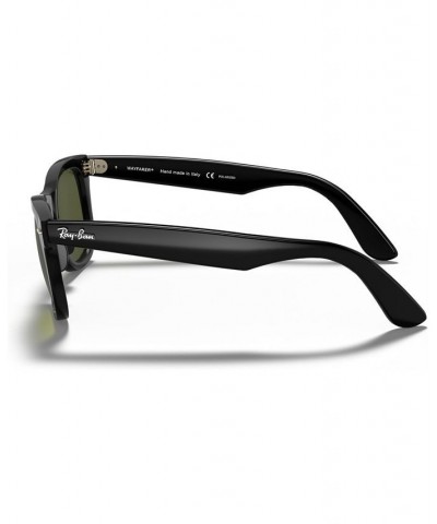 Polarized Sunglasses RB4340 WAYFARER EASE BLACK/GREEN POLAR $61.77 Unisex