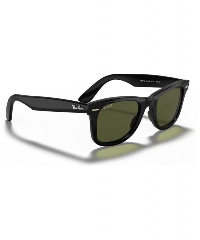 Polarized Sunglasses RB4340 WAYFARER EASE BLACK/GREEN POLAR $61.77 Unisex