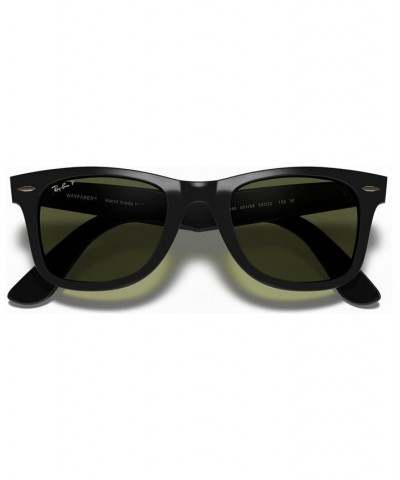 Polarized Sunglasses RB4340 WAYFARER EASE BLACK/GREEN POLAR $61.77 Unisex