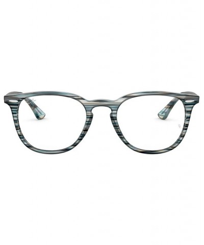 RX7159 Men's Phantos Eyeglasses Blue Strip $32.47 Mens