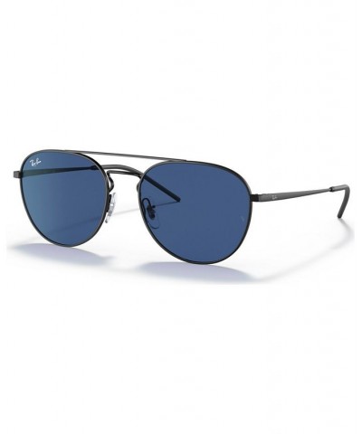 Sunglasses RB3589 55 BLACK RUBBER/BLUE $31.71 Unisex