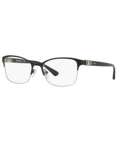 VO4050 Women's Rectangle Eyeglasses Silver Blk $45.30 Womens