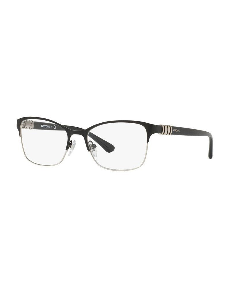 VO4050 Women's Rectangle Eyeglasses Silver Blk $45.30 Womens