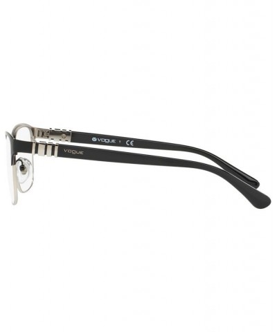 VO4050 Women's Rectangle Eyeglasses Silver Blk $45.30 Womens