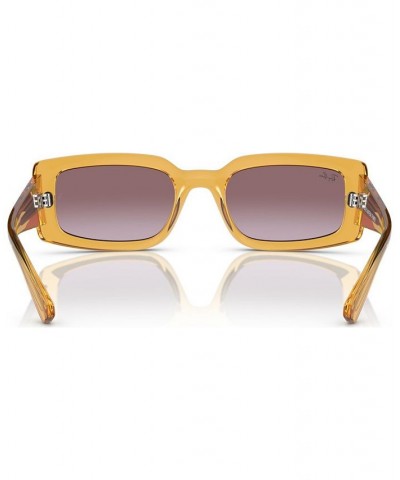 Unisex Kiliane Bio-Based Sunglasses RB439554-Y 54 Transparent Orange $28.22 Unisex