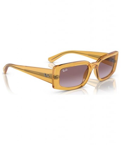 Unisex Kiliane Bio-Based Sunglasses RB439554-Y 54 Transparent Orange $28.22 Unisex