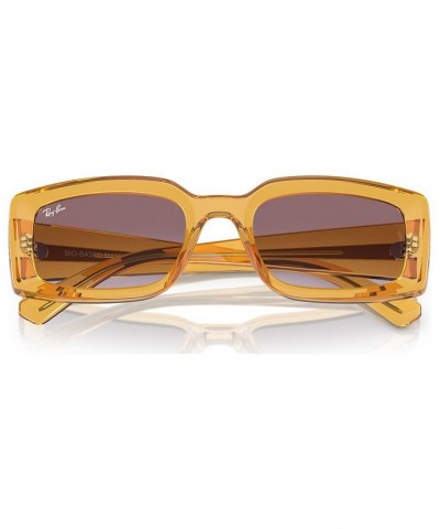 Unisex Kiliane Bio-Based Sunglasses RB439554-Y 54 Transparent Orange $28.22 Unisex