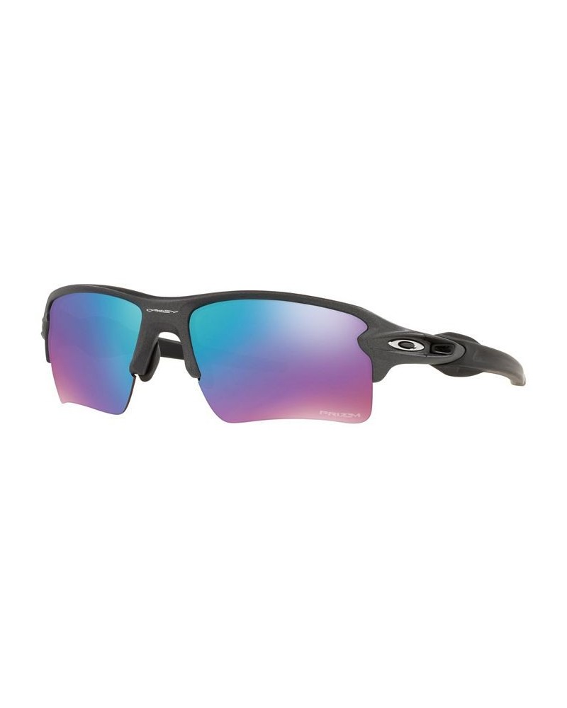 Men's Sunglasses OO9188 Flack 2.0 XL 59 Steel $24.57 Mens