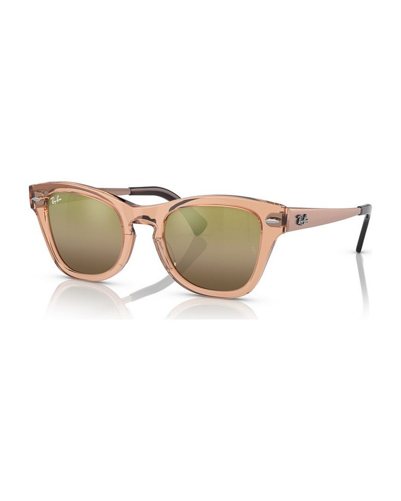 Unisex Sunglasses RB0707SM53-X Transparent Brown $30.29 Unisex