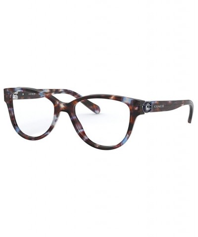 HC6153 Women's Round Eyeglasses Blue Tortoise $37.62 Womens